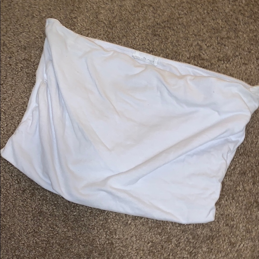White crop top